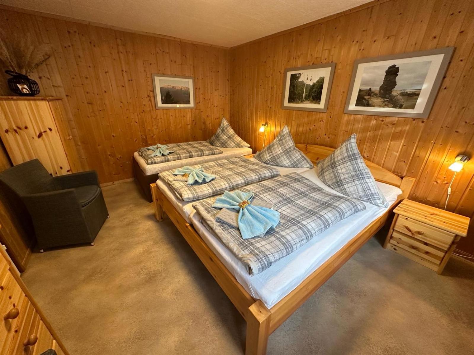 Christels Ferienwohnung 1 In Thale Mit Sonnenterrasse Und Grill Esterno foto